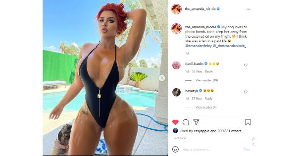 Amanda Nicole Naked Sling Bikini Porn Video Leaked 13