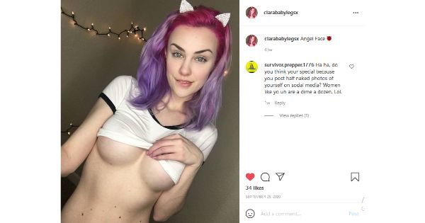 Clarababylegs Only Fans Sexy Pussy Leaked Nudes Porn Video 1