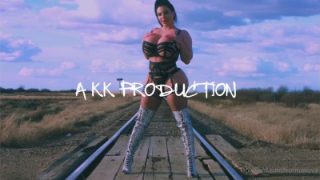 Korina Kova Leaked Big Tits in Black Lingerie Nude Onlyfans Video 6 884