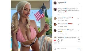 Lindsey Pelas Nude Butterfly Bikini Teasing Video Leaked