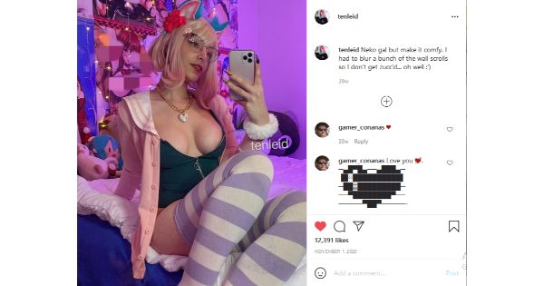 Tenleid Dildo Play Nude Video Leaked 1