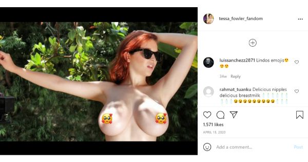 Tessa Fowler Nude Titt Fucking Porn Video Leaked