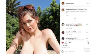 Tessa Fowler Nude Teasing in Black lingerie Porn Video Leaked