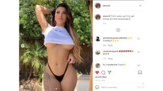 Alexox0 Nude Shower Twerking Porn Video Leaked 12