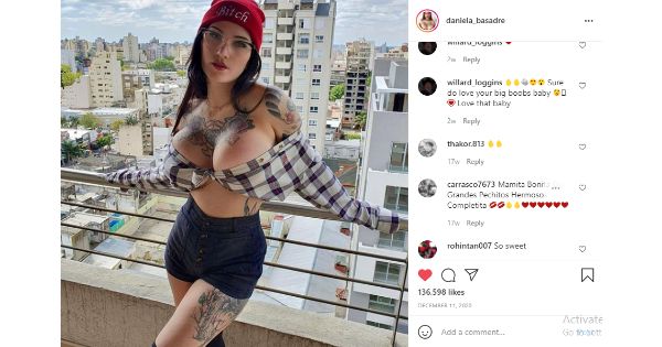 Daniela basadre licking her big tits video leaked