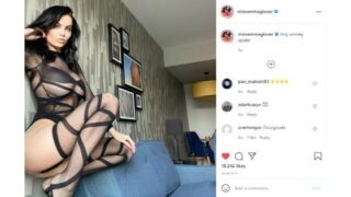 Belle Delphine Nude Red Bikini Onlyfans set video leaked