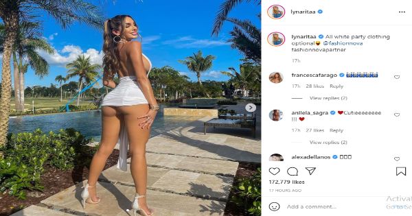 lyna perez onlyfans in a sexy lingerie Tease video leaked 8