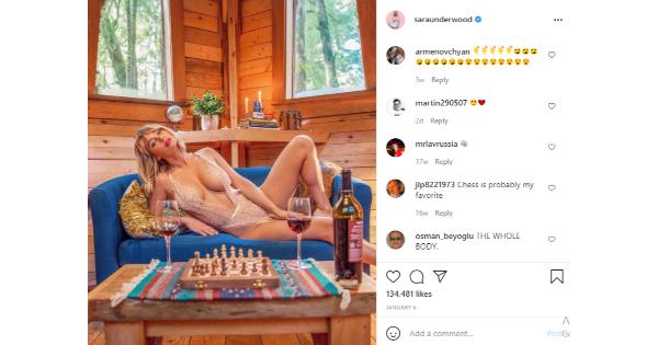 Sara Underwood Red & Wine Lingerie Video Leaked