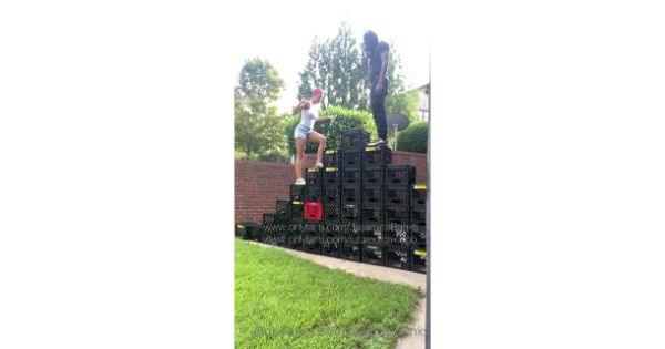 Jasamine Banks Crate Challenge Blowjob Video Leaked