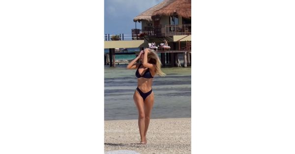 Mikayla Demaiter OnlyFans Bikini Teasing At The Beach 2