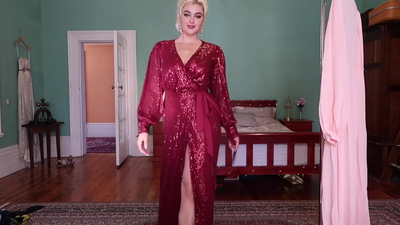 Stefania Ferrario- my new robe – Stefania Ferrario, Robe, Try On Porn