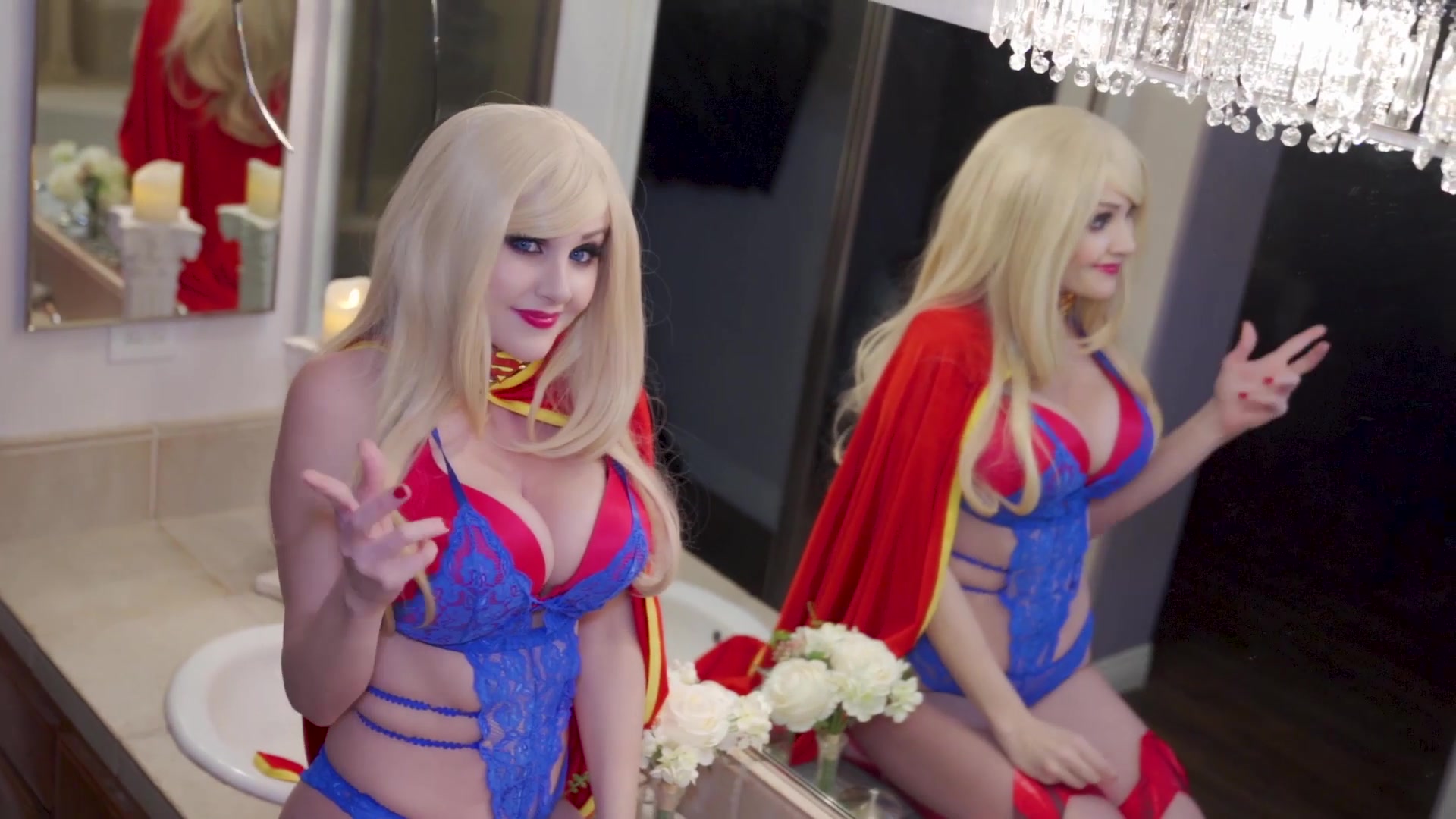 Angie Griffin Supergirl Sexy Lingerie