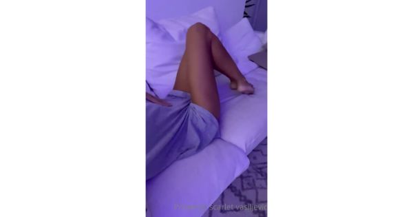 scarlet vasiljevic teasing in bed a21231