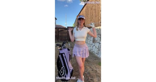 Grace Charis Nudes Gets Tits Out Behind The Pro Shop 15