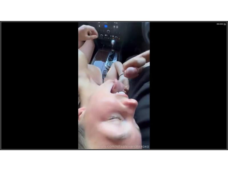 Ella Alexandra Onlyfans Video Car Blowjob