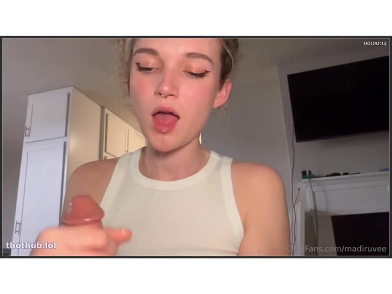 Madi Ruvee Leaked Video BJ Orgasm