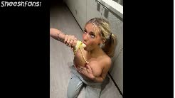 Breckie Hill Leaks Video Masturbating Banana 522