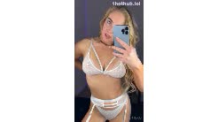 Grace Charis naked in white lingerie video Onlyfans – Thot Viral 394