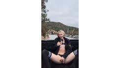 Madi Ruve naked pussy play in car so hot – Onlyfans – Thot Viral