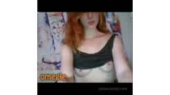 Omegle Porn Redhead Dildo Fuck Video