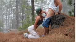 Anna Ralphs Forest Blowjob Cum in Mouth Onlyfans Video Leaked