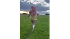 Belle Delphine Nude Running Outdoor Video Leaked