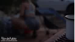 BlondeAdobo Tent Sex Tape POV Video Leaked