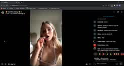 Caroline Zalog Halloween Livestream Try on Video Leaked