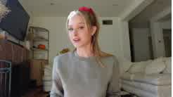 Caroline Zalog Hot Skims Try On Video Leaked