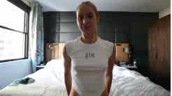 Caroline Zalog Topless Thong Underwear Try On Video Leaked