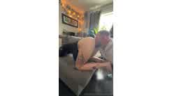 Catandthebat Couch Sex with Facial Video Leaked