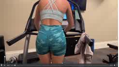 Christina Khalil Hot Treadmill Ass Tease Video Leaked