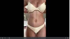 Christina Khalil Sexy Yellow Bikini Tease Video Leaked