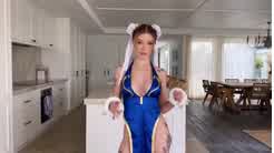 Dainty Wilder Chun Li Cosplay Squirting Video Leaked