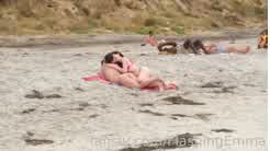 Ellie James Lesbian at The Beach Video Leaked