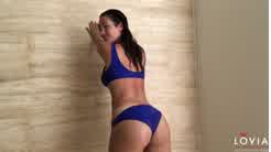 Eva Lovia Nude Outdoor Shower Sex Tape Video Leaked