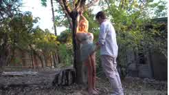 Gabbie Carter Outdoor Bondage and Creampie Fuck Video Leaked