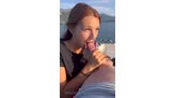 Gracewearslace Boat Blowjob Cum on Tits Video Leaked