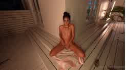 Izzy Green Poolside Sex with Two Cumshot Video Leaked