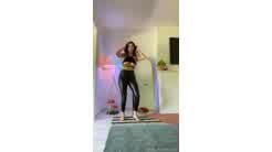 KittyPlays Sexy Leather Pants Underboob Fansly Video Leaked