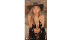 Lyna Perez Cow Girl Striptease Video Leaked
