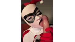 PeachJars Harley Quinn Cosplay Blowjob Video Leaked