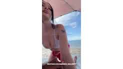 Sexy Lifeguard Auhneesh Nicole Rides BBC at The Beach Video Leaked