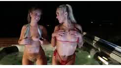 Sky Bri Cum Masturbation With Rara Knupps In Pool Video Leaked